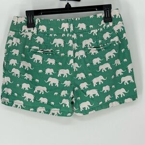 LOFT LINEN BLEND GREEN ELEPHANT‎ SHORTS THE RIVIERA SHORT,  SO CUTE